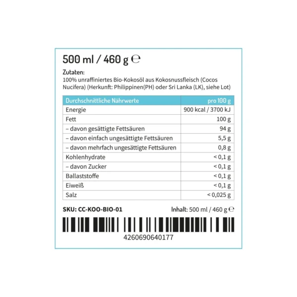 "VERRÜCKT NACH KOKOS" PROBIERSET - 500ML MCT-ÖL, 1KG KOKOSMEHL UND 500ML KOKOSÖL - Image 9