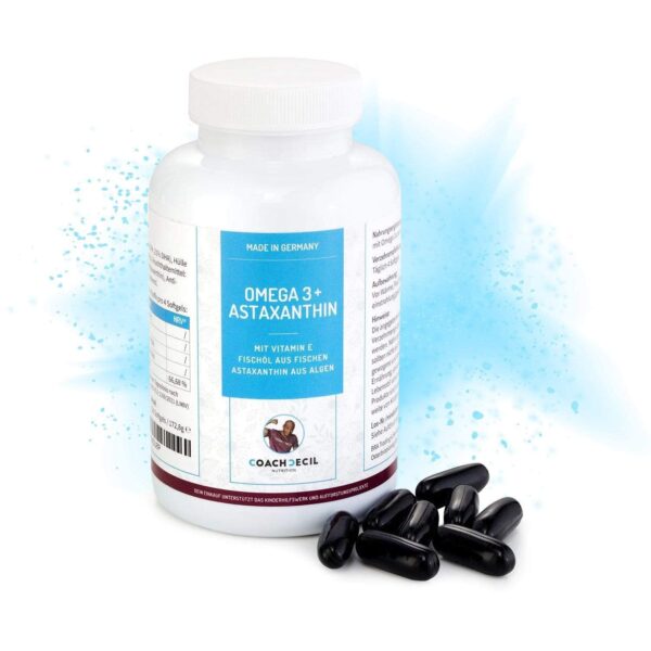 VORTEILSPACK MIT 3 DOSEN - OMEGA 3 MIT NATÜRLICHEM ASTAXANTHIN UND VITAMIN E - Image 2