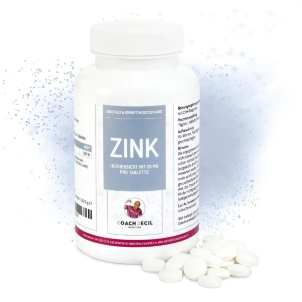 ZINK-BISGLYCINAT TABLETTEN, HOCHDOSIERT - VEGAN